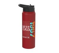 Daddy Best Dad Ever Since 1967 Stainless Steel Insulated Water Bottle