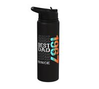 Daddy Best Dad Ever Since 1967 Stainless Steel Insulated Water Bottle