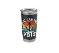 Daddy Best Dad Ever Since 2012 Stainless Steel Insulated Tumbler