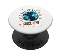 Daddy Best Dad in the World Since 1970 PopSockets Adhesive PopGrip