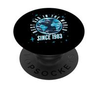 Daddy Best Dad in the World Since 1983 PopSockets Adhesive PopGrip