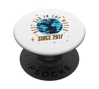 Daddy Best Dad in the World Since 2017 PopSockets Adhesive PopGrip