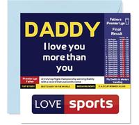 Daddy Birthday Card, Football Final Score