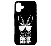 Daddy Bunny Happy Easter Rabbit Costume with Sunglasses Case for iPhone 16 Plus