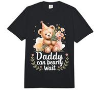 Daddy Can Bearly Wait Comfort Colors Adult Heavyweight T-Shirt