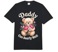 Daddy Can Bearly Wait Comfort Colors Adult Heavyweight T-Shirt