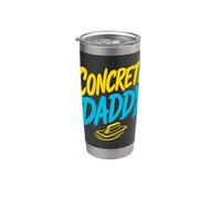 Daddy Concrete Finisher Dad Concrete Worker Stainless Steel Insulated Tumbler