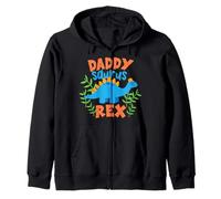 Daddy Dad Saurus Rex Dinosaur Dino for Father Zip Hoodie