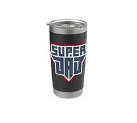Daddy Dad Tee Shirt, Happy Father's Day, Super Best Graphic Stainless Steel Insulated Tumbler