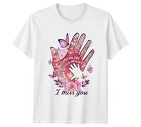 Daddy Daughter I Miss You Memorial Tee No Longer by My Side But Forever in My Heart A Bond That Cant Be Broken Remembrance Mens Womens Graphic T-Shirt L White
