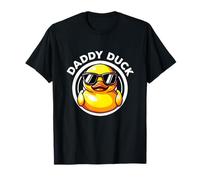Daddy Duck Dad I Love Ducks Family Lover Funny Rubber Duck T-Shirt