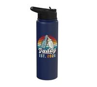 Daddy Est. 2026, First Time Father, Father’s Day, New Dad Stainless Steel Insulated Water Bottle