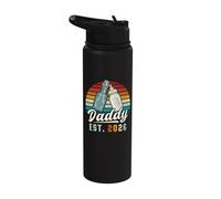 Daddy Est. 2026, First Time Father, Father’s Day, New Dad Stainless Steel Insulated Water Bottle