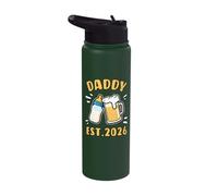 Daddy Est. 2026, New Dad, First Father’s Day, New Fatherhood Stainless Steel Insulated Water Bottle