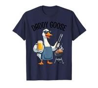 Daddy Goose Grill Master Beer Mug Funny Fatherhood BBQ T-Shirt