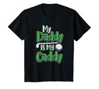 Daddy Is My Caddy Cute Kids Golfer Golf Club Course Gift T-Shirt