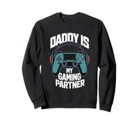 Daddy is my gaming partner Gaming Dad Fathers Day Sweatshirt