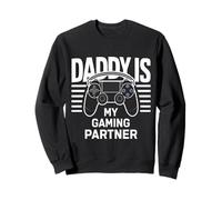 Daddy is my gaming partner Gaming Dad Fathers Day Sweatshirt