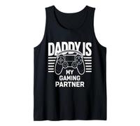 Daddy is My Gaming Partner Gaming Dad Fathers Day Tank Top