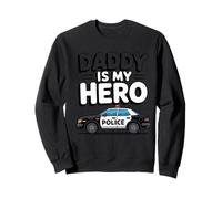 Daddy is my Hero Police Dad for Father's Day Sweatshirt