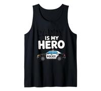 Daddy is My Hero Police Dad for Father's Day Tank Top