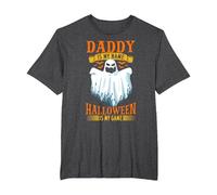 Daddy is My Name Halloween is My Game - Daddy Halloween T-Shirt, Men's Big and Tall, Dark Heather Grey, 6X Tall