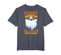Daddy is My Name Halloween is My Game - Daddy Halloween T-Shirt, Men's Big and Tall, Heather Blue, 2X Tall