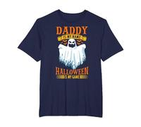 Daddy is My Name Halloween is My Game - Daddy Halloween T-Shirt, Men's Big and Tall, Navy Blue, 4X Tall