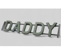 DADDY LETTERS FLORAL FUNERAL FLORIST LETTER TRIBUTE MEMORIAL OASIS FLOWERS WREATH ideal for fresh and artificial flowers