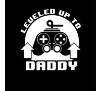 Daddy Level Up Men's T-Shirt - Black - L