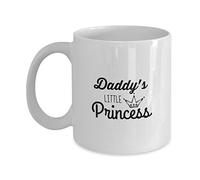 Daddy little princess - coffee mug - father day gifts - 11OZ/100% Ceramic Custom Coffee/Tea White Mug (white)