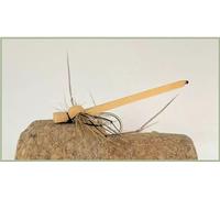 Daddy Long Legs, Flat foam tan body. Trout Flies. size 10 Natural Barbless, choice of quantity, Best Daddy flies (6)