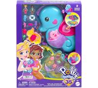 Polly Pocket Daddy & Me Seahorse Purse Compact Playset BRAND NEW