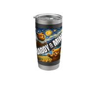 Daddy & Mini Cute Bear Matching Father’s Day Starry Night Stainless Steel Insulated Tumbler