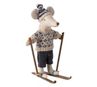 Daddy Mouse and his skis Navy blue one size