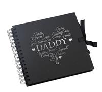 Daddy Multiple Colour Scrapbook Guest Book Or Photo album With Foil Print