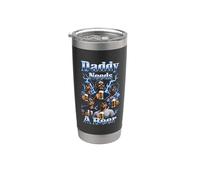 Daddy Needs A Beer Dad Father's Day Bootleg Stainless Steel Insulated Tumbler