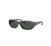 Ray - Ban RB2016 DADDY-O W2578 Unisex Sunglasses Injected Black Green Squared Normal