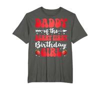 Daddy Of The Berry First Birthday Girl Strawberry Party T-Shirt
