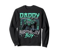 Daddy Of The Birthday Boy Japanese Gamer Matching Birthday Sweatshirt