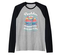 Daddy of The Birthday Mermaid Quote Raglan Baseball Tee