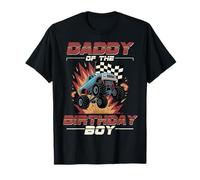Daddy of The Birthday Party Monster Truck Dad T-Shirt
