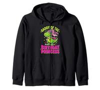 Daddy Of The Birthday Princess T-Rex Dinosaur Zip Hoodie