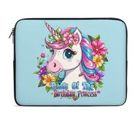 Daddy Of The Birthday Princess Un-icorn Laptop Sleeve Cute Tablet Case Briefcase Carrying Work Bag Purse Pouch 15inch