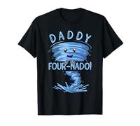 Daddy of the Four-Nado | Party 4nd Birthday | Tornado Dad T-Shirt