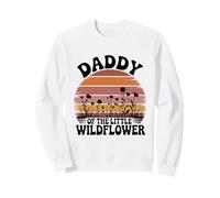 Daddy of the Little Wildflower Baby Shower Vintage Father Sweatshirt