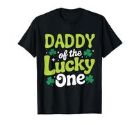 Daddy of The Lucky One First Birthday St Patrick's Day Dad T-Shirt