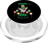 Daddy of the One Lucky Duck First Birthday Matching Party PopSockets PopGrip for MagSafe
