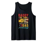 Daddy of Two Definition Twice Cool Father's Day Family Tank Top