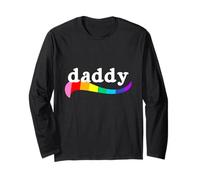 Daddy Older Queer Man LGBTQ Gay Pride Month Parade Fit Long Sleeve T-Shirt